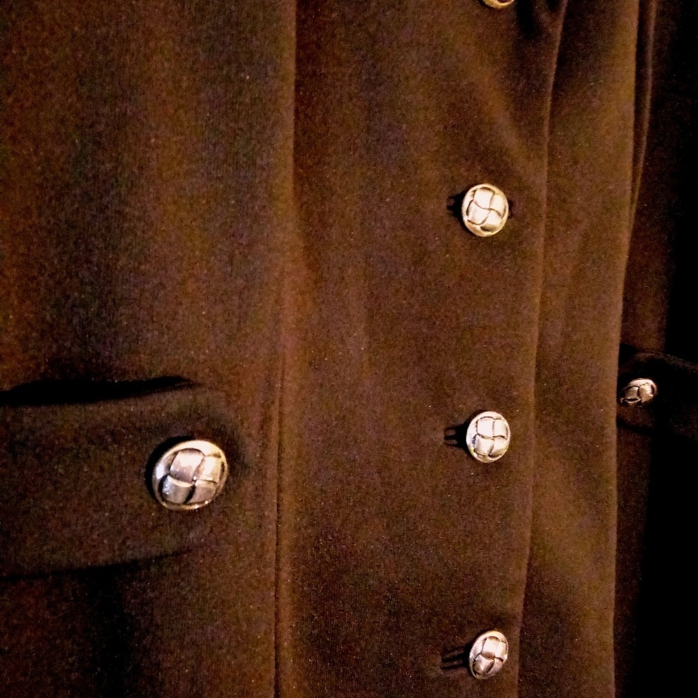 L 1970s Authentic Polyester Jacket Brown Vintage - image 7